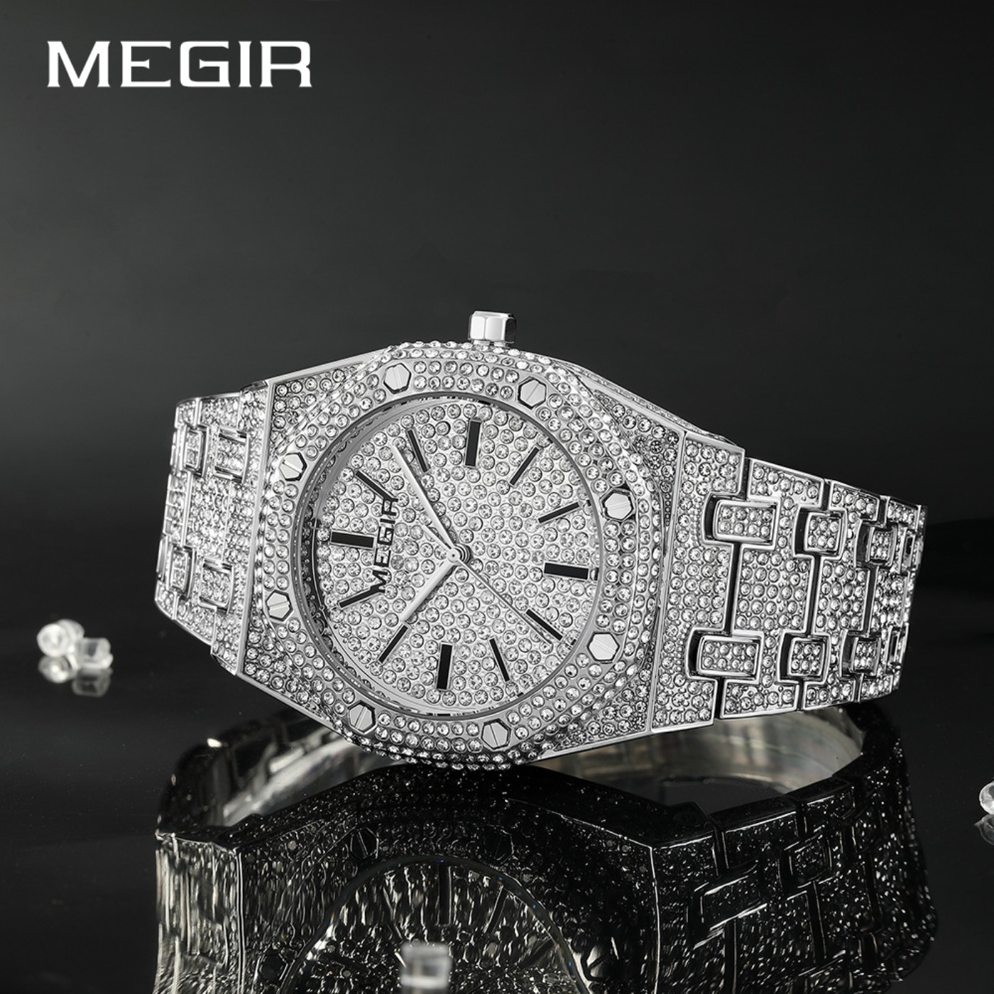 MEGIR Luxury Quartz Rhinestone – Men'S Fashion Luxury Brands Bewertung und Preis