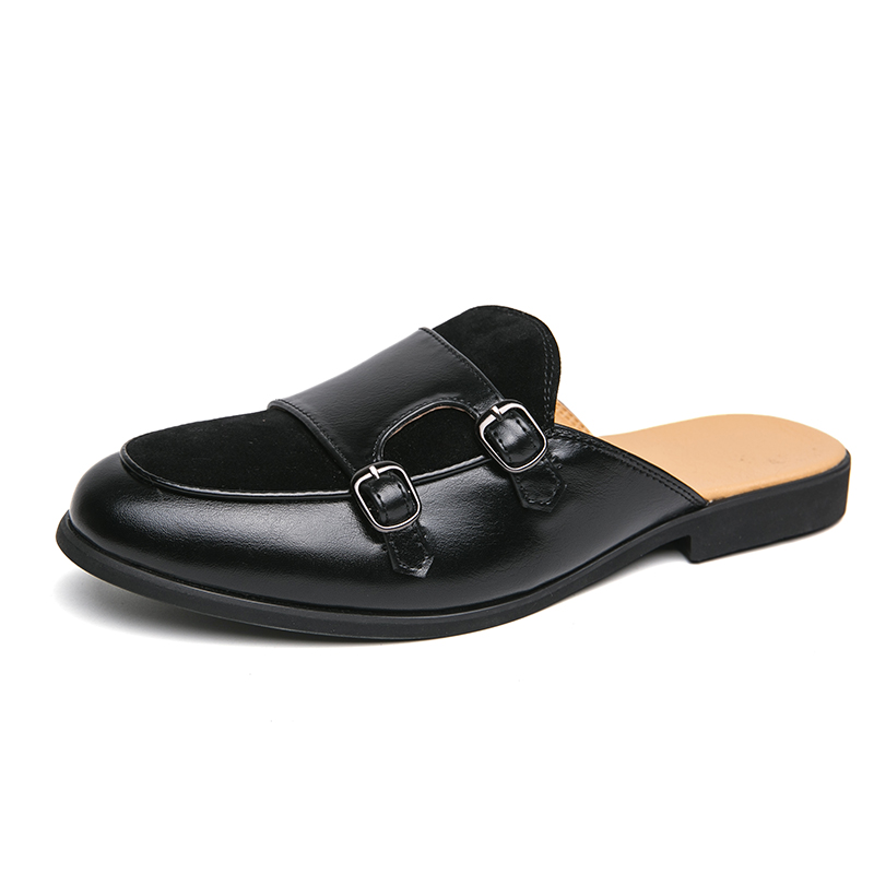 Fashion Black Green Monk Strap – Suede Loafers Men Bewertung und Preis