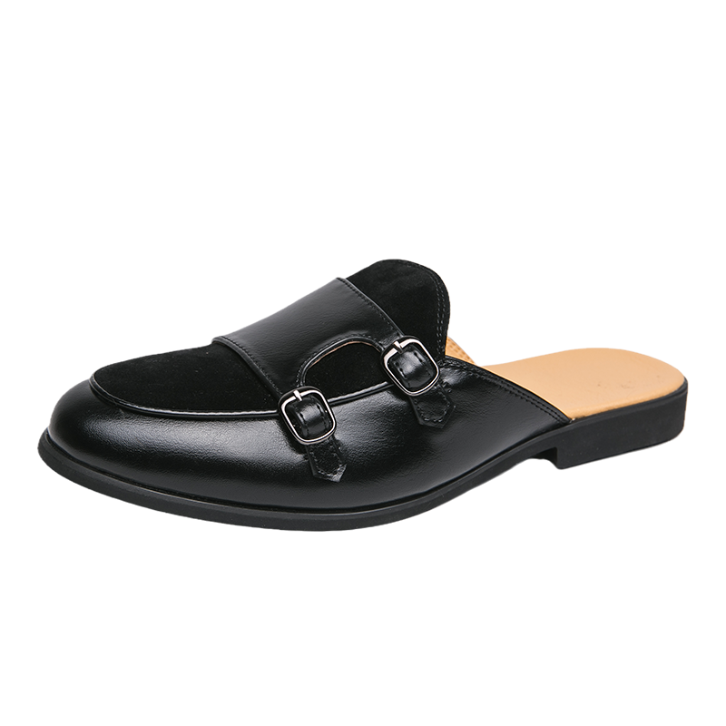 Fashion Black Green Monk Strap – Suede Loafers Men Bewertung und Preis
