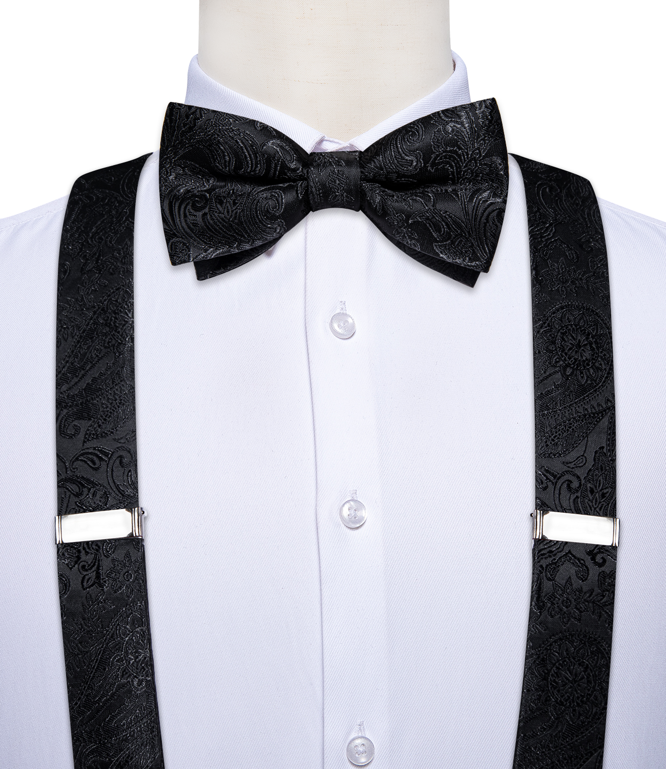 Men's Black Adjustable Suspend – Suspenders Clip Men Bewertung und Preis