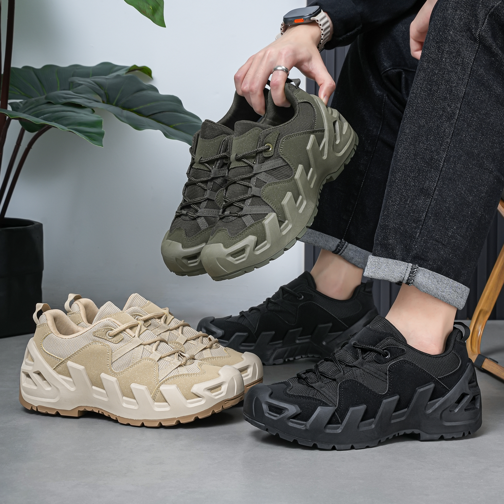 Men's Low-Top Mecha Trendy Hik – Men'S Fashion Hiking Boots Bewertung und Preis