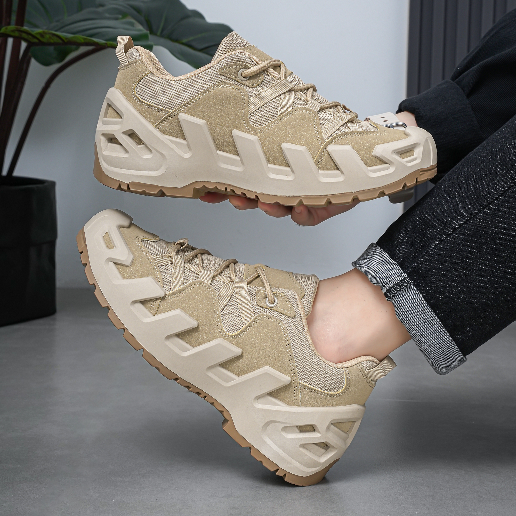 Men's Low-Top Mecha Trendy Hik – Men'S Fashion Hiking Boots Bewertung und Preis