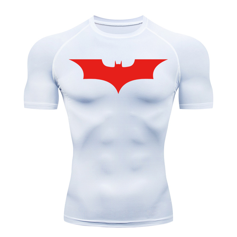 Bat Print Compression Shirts f – Compression Shirt Workout Bewertung und Preis