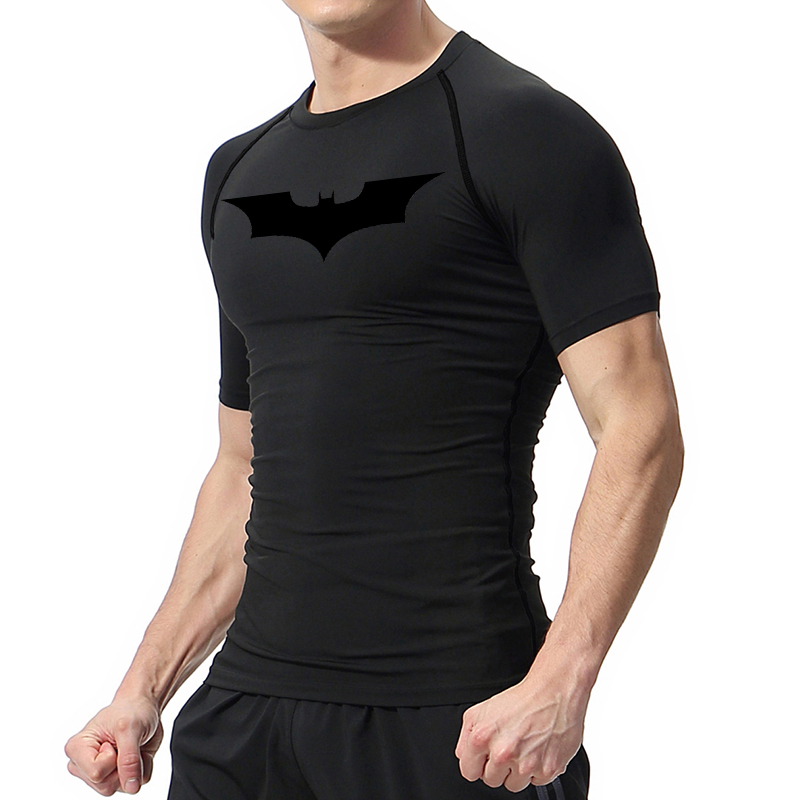 Bat Print Compression Shirts f – Compression Shirt Workout Bewertung und Preis