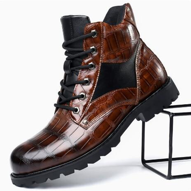 Luxury Brand Men Boots Grid Pa – Men'S Fashion Luxury Brands Bewertung und Preis