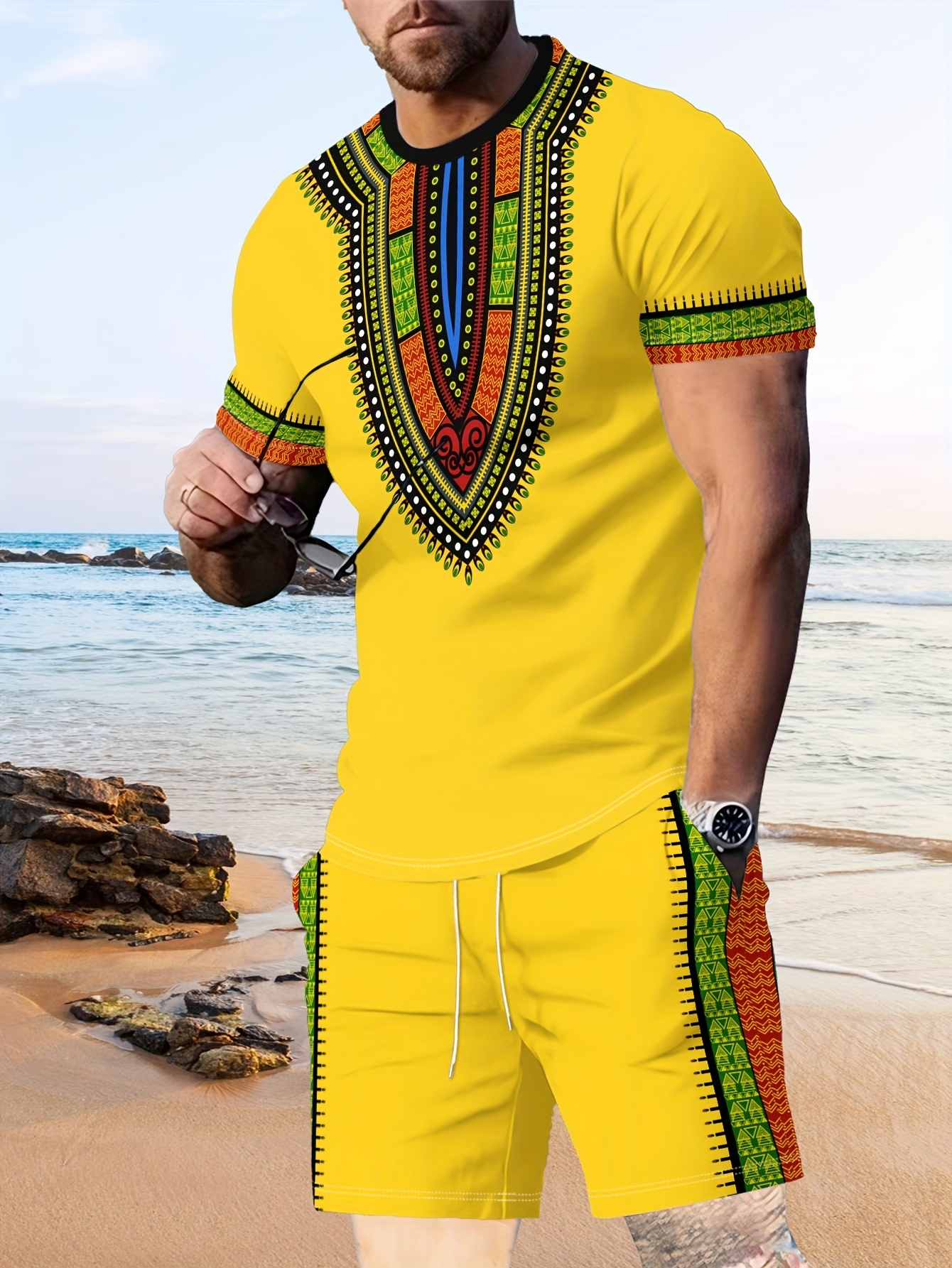 New Men's Suits African Dashik – Queer Men'S Fashion Bewertung und Preis