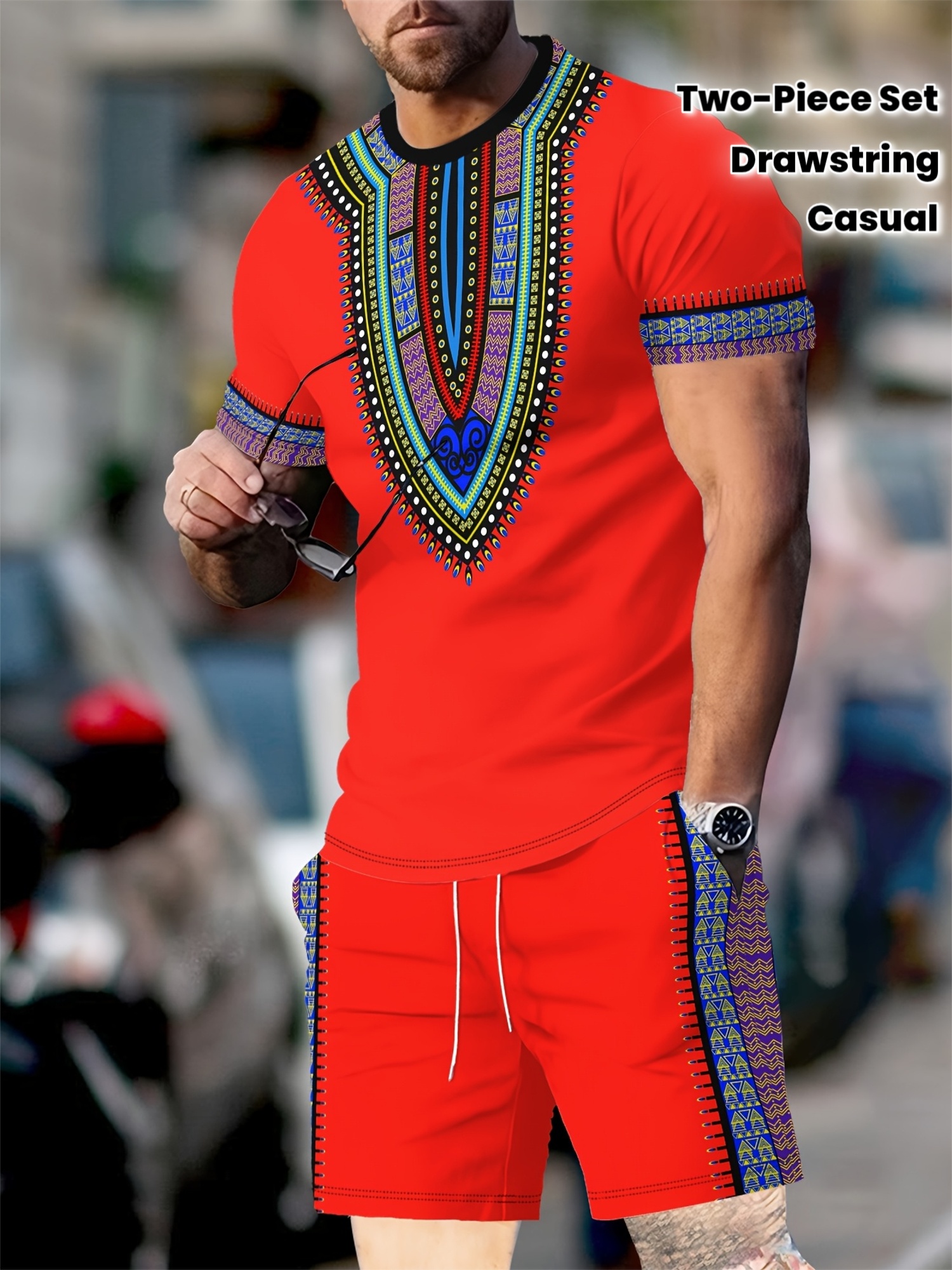 New Men's Suits African Dashik – Queer Men'S Fashion Bewertung und Preis