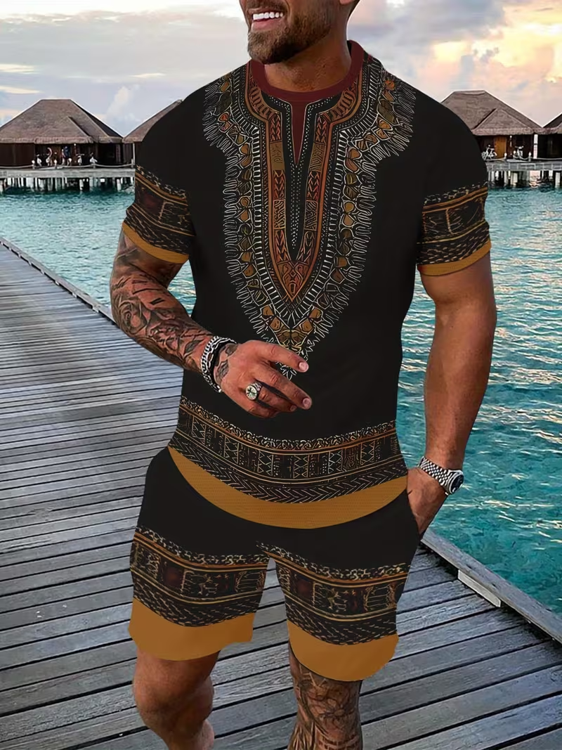 New Men's Suits African Dashik – Queer Men'S Fashion Bewertung und Preis
