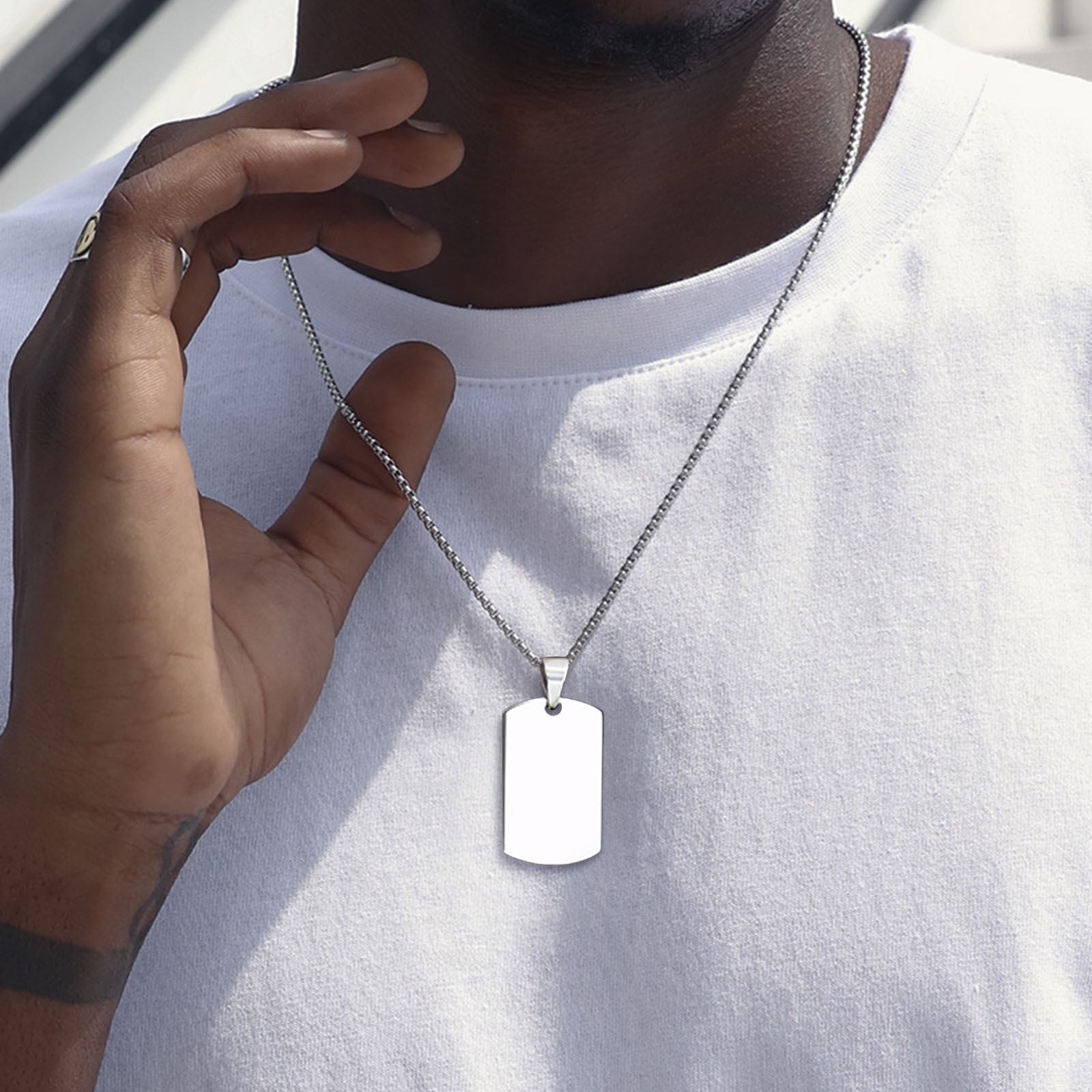 Men Dog Tag Urn Necklace,Stain – Mens Fashion In The 50S Bewertung und Preis