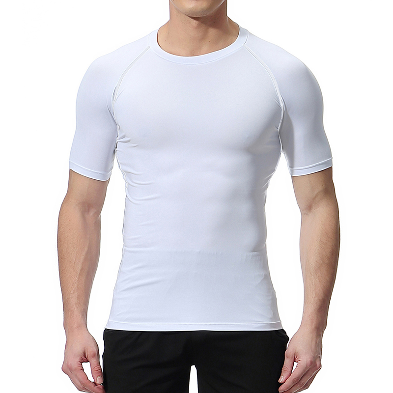 Skull Number Print Short Sleev – Compression Shirt Workout Bewertung und Preis