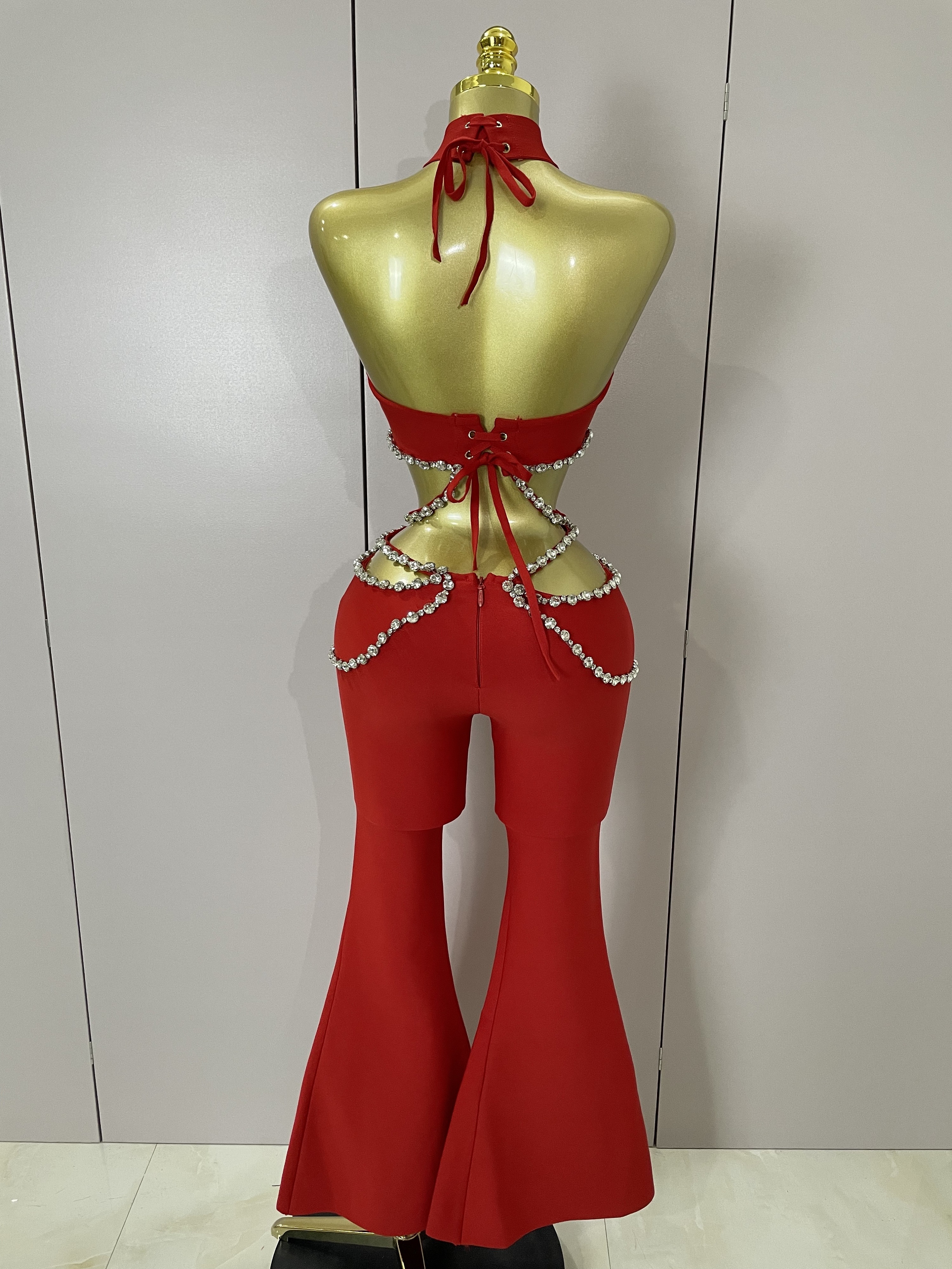 Luxury Rhinestone Red Sexy Cut – Men'S Fashion Pants 2025 Bewertung und Preis