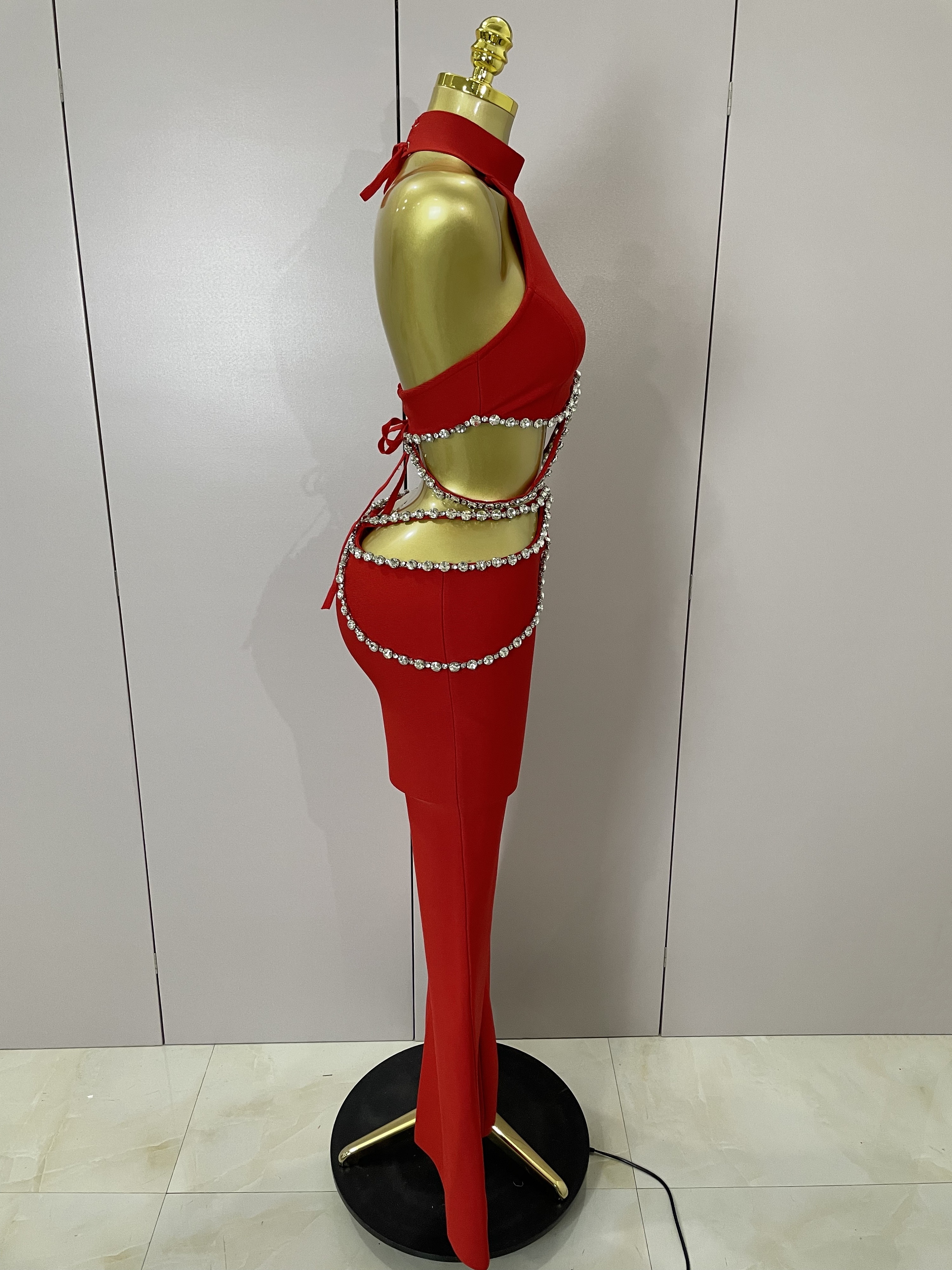 Luxury Rhinestone Red Sexy Cut – Men'S Fashion Pants 2025 Bewertung und Preis