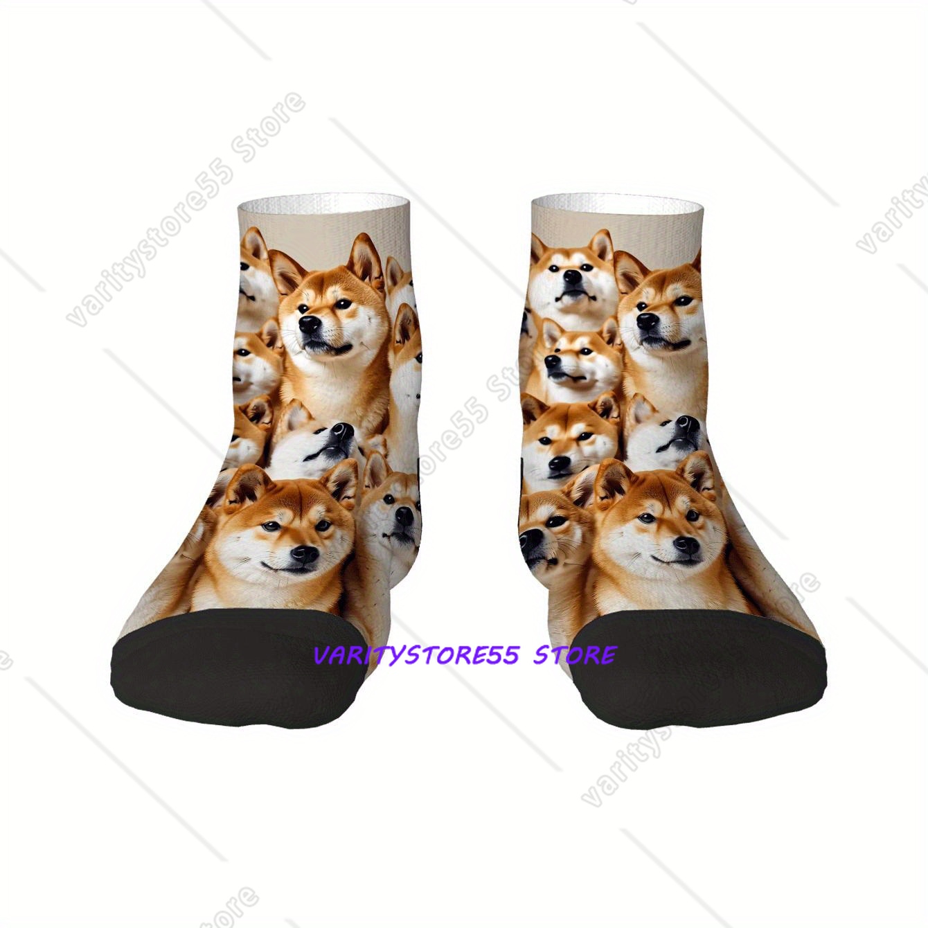 Cute Shiba Inu Print Ankle Soc – Men'S Fashion Accessories Bewertung und Preis