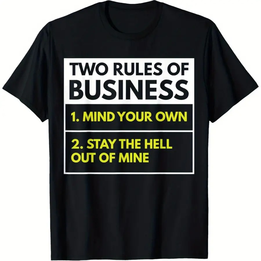 【New Arrival】Unisex Two Rules  – Men'S Fashion Quotes Bewertung und Preis