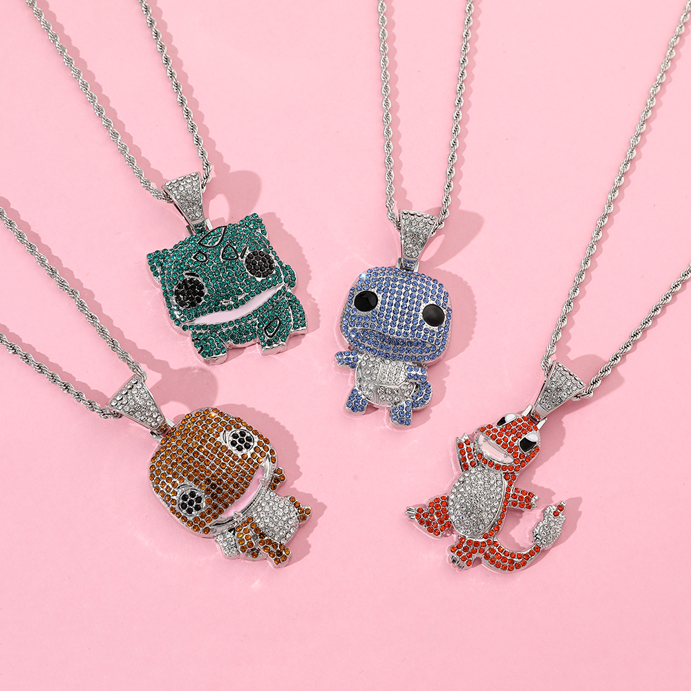 Diamond Studded Squirtle Neckl – Men'S Fashion Accessories Bewertung und Preis