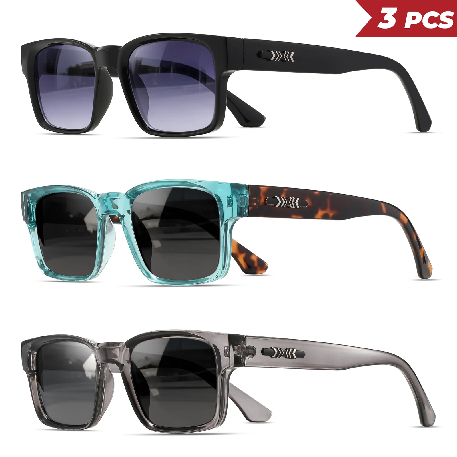 1/3PCS Oversize frame One-piec – Men'S Fashion Accessories Bewertung und Preis