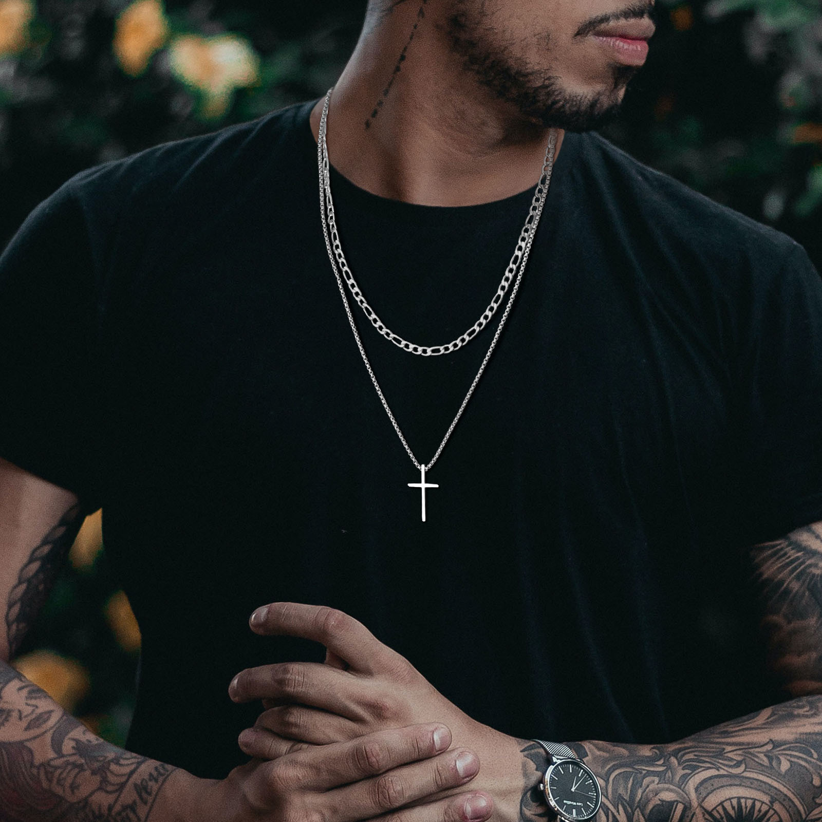 Trendy Cross Necklace for Men  – Mens Fashion In The 50S Bewertung und Preis