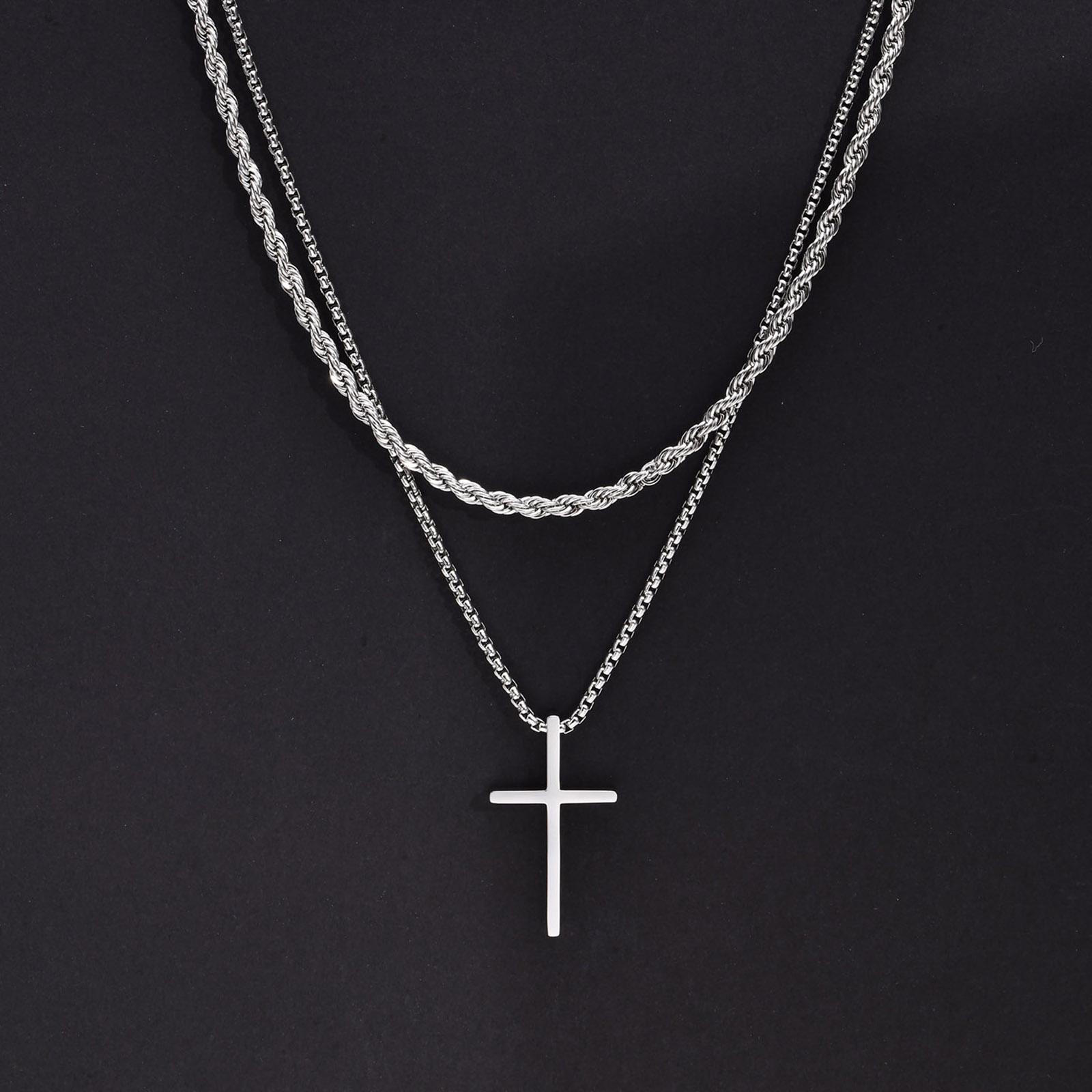 Trendy Cross Necklace for Men  – Mens Fashion In The 50S Bewertung und Preis