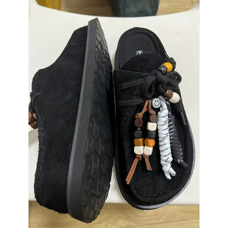 Women Men Clogs Cow Suede Leat – Suede Loafers Men Bewertung und Preis