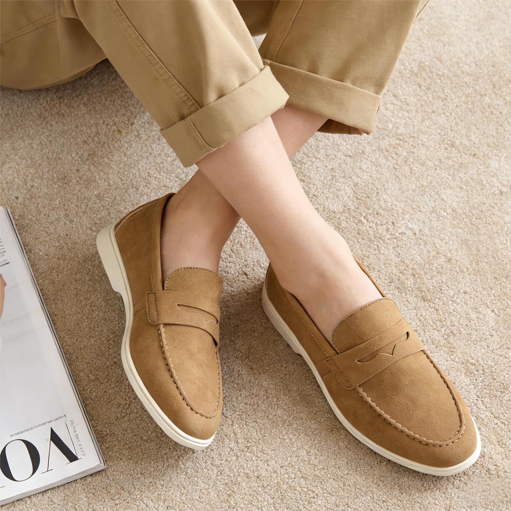 Men's Breathable Loafers Fashi – Suede Loafers Men Bewertung und Preis