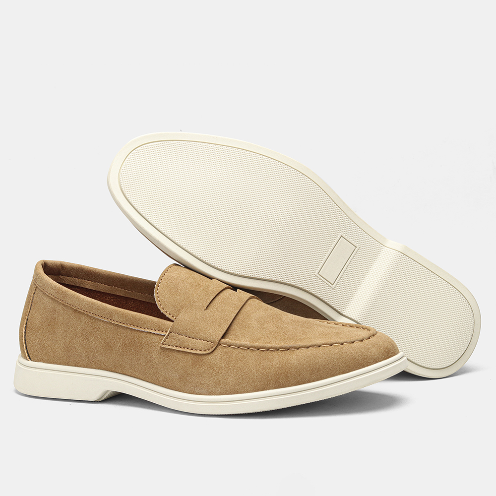 Men's Breathable Loafers Fashi – Suede Loafers Men Bewertung und Preis