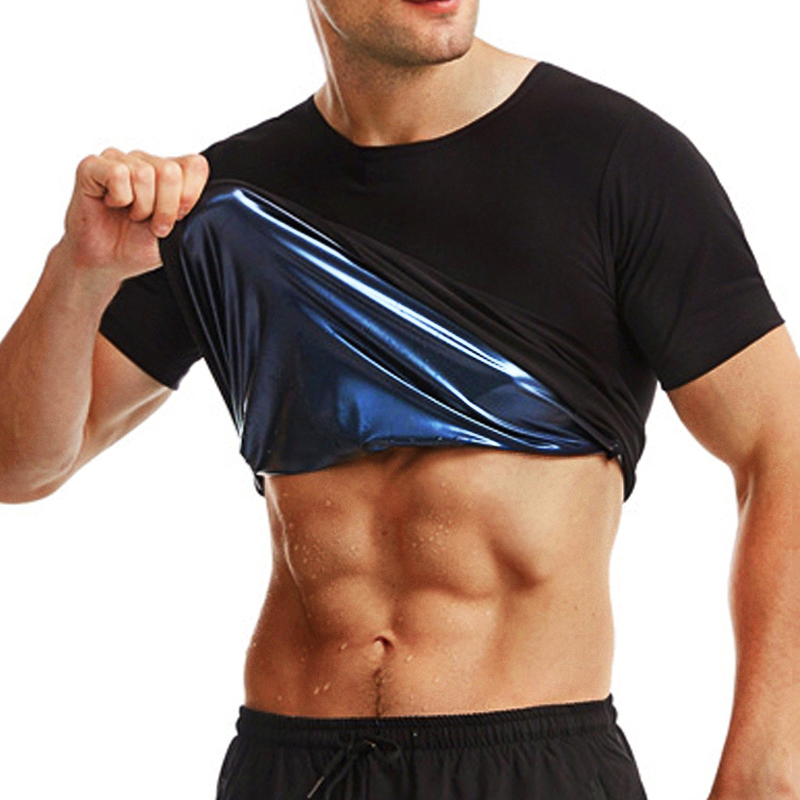 Men Sauna Sweat Short Sleeve H – Compression Shirt Workout Bewertung und Preis