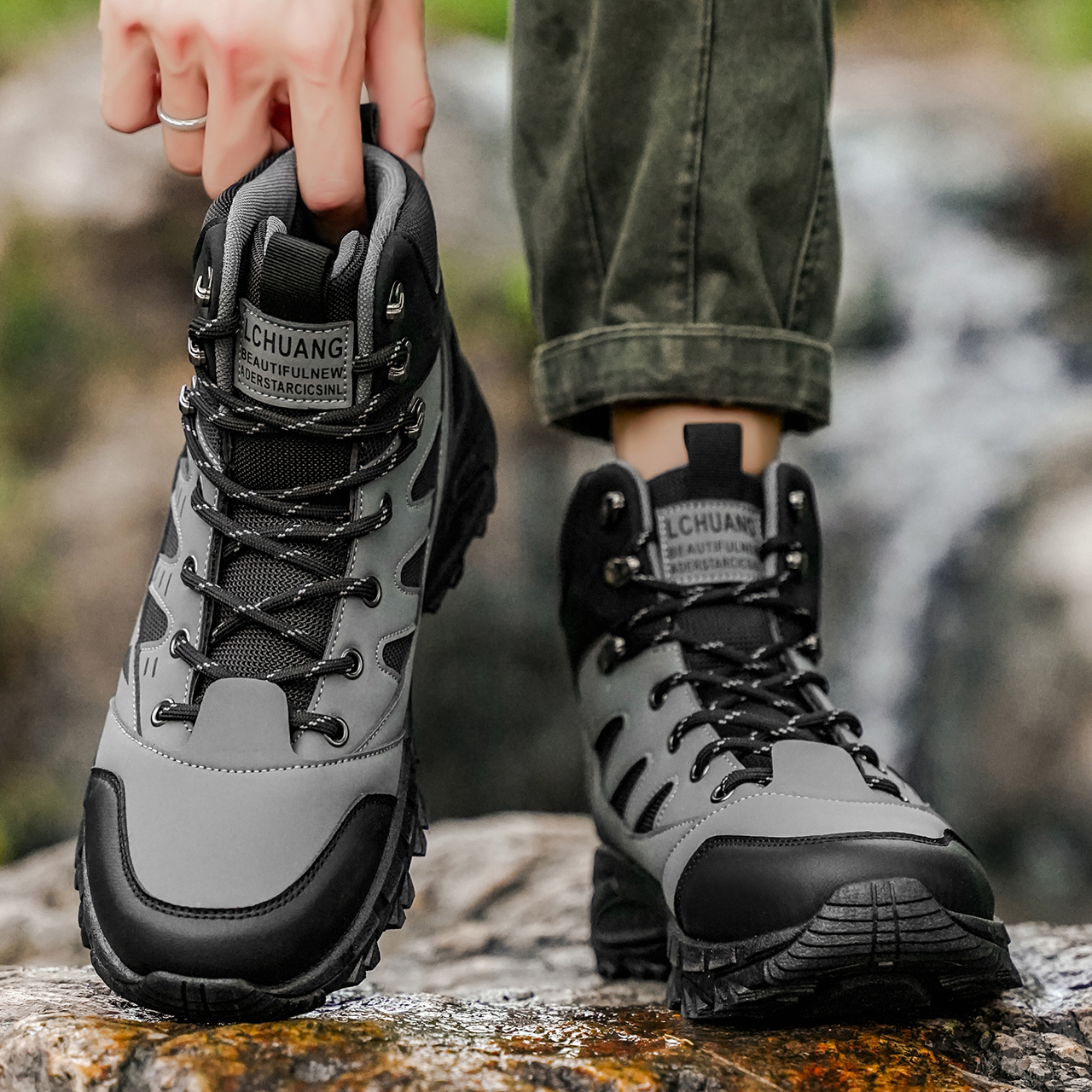 High-top classic men's boots w – Men'S Fashion Hiking Boots Bewertung und Preis