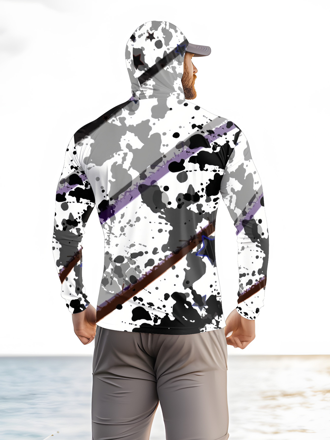 Men Hood Fishing Shirt long sl – Mens Fashion Summer Bewertung und Preis