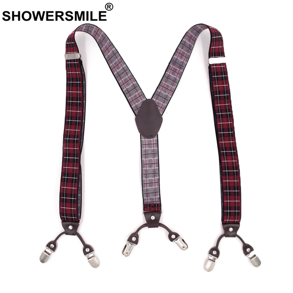 SHOWERSMILE Mens Trouser Brace – Suspenders Clip Men Bewertung und Preis