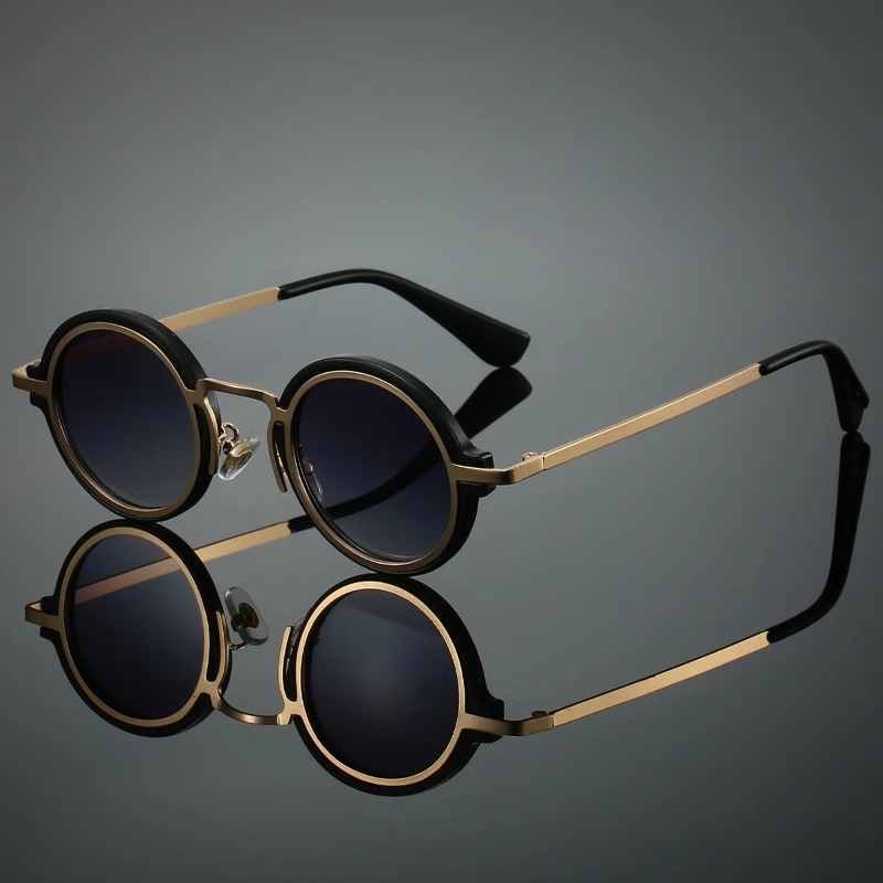 New Retro Metal Round Frame Su – Men'S Fashion Accessories Bewertung und Preis