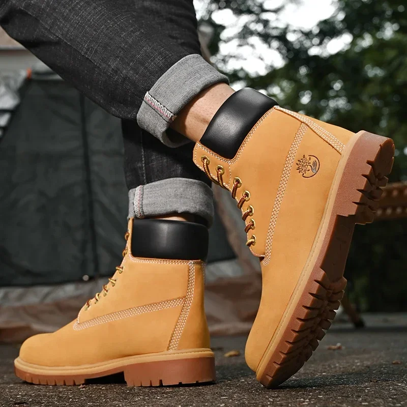 Boots Men High Top Boots High  – Men'S Fashion Loafers Bewertung und Preis