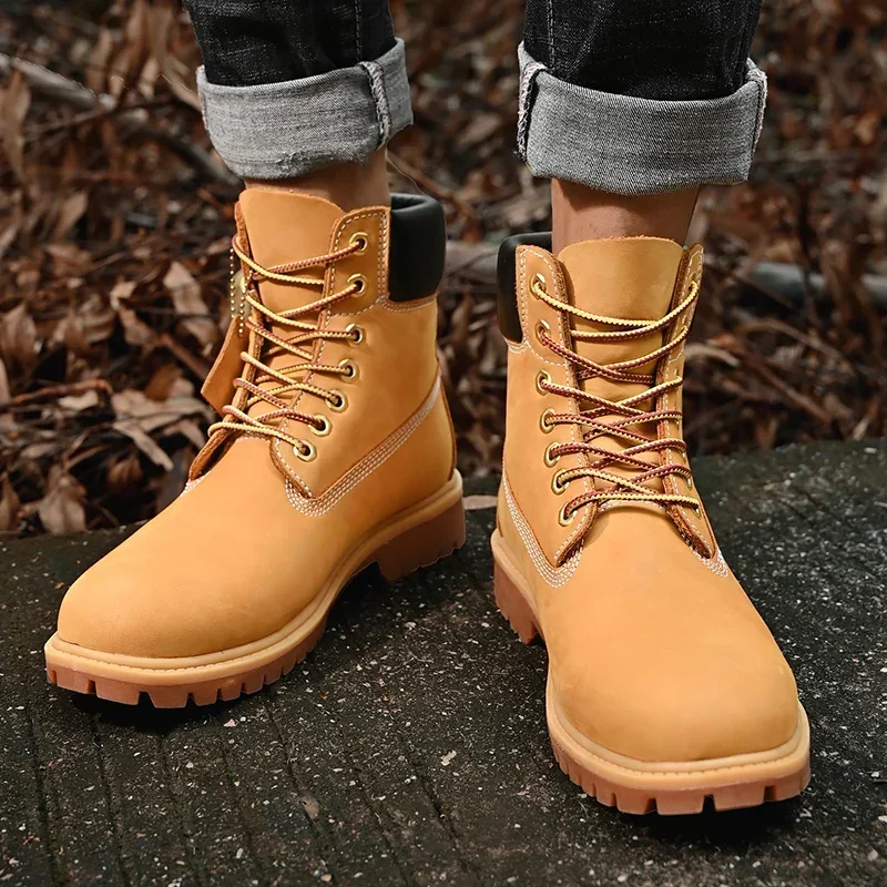 Boots Men High Top Boots High  – Men'S Fashion Loafers Bewertung und Preis