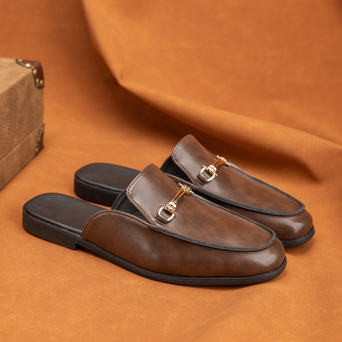 38-47mules shoes man horsebit  – Men'S Fashion Loafers Bewertung und Preis