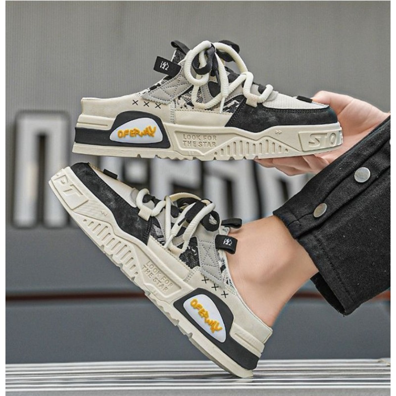 Fashion Men Casual Shoes Half  – Men'S Fashion Loafers Bewertung und Preis