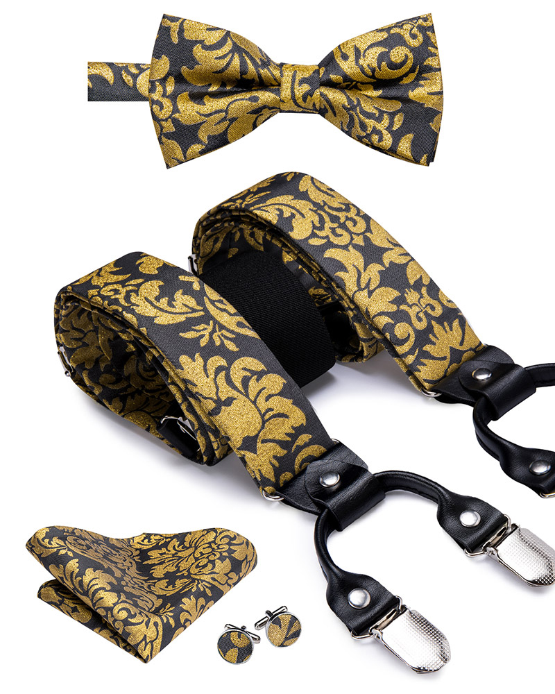 Hi-Tie Silk Adult Men suspende – Suspenders Clip Men Bewertung und Preis